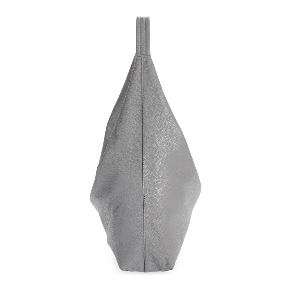 Kurt Geiger London Violet Large Leather Hobo - Grey - Picture 3 of 8
